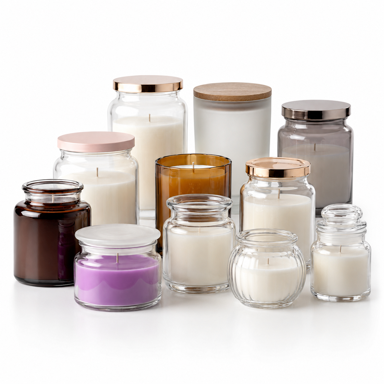 Alok Glass Candle Jar Catalog