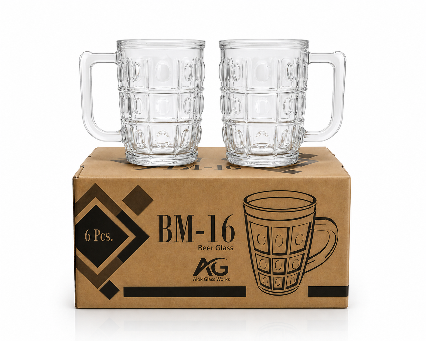 500ml BM-16 Mug Set (6pc)